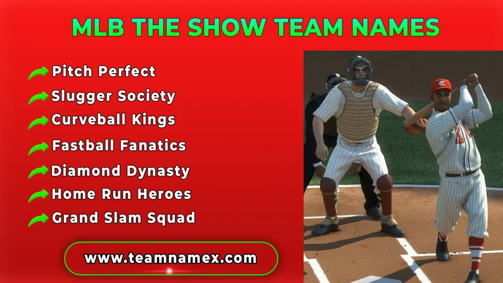 MLB The Show Team Names