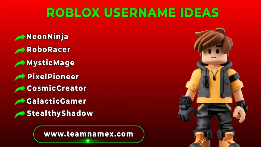 Roblox Username Ideas