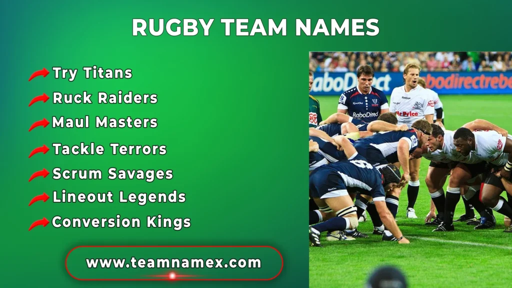 Rugby Team Names