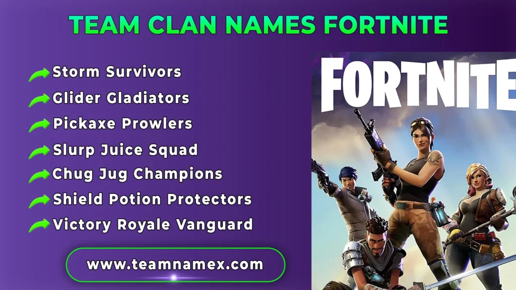 Team Clan Names Fortnite