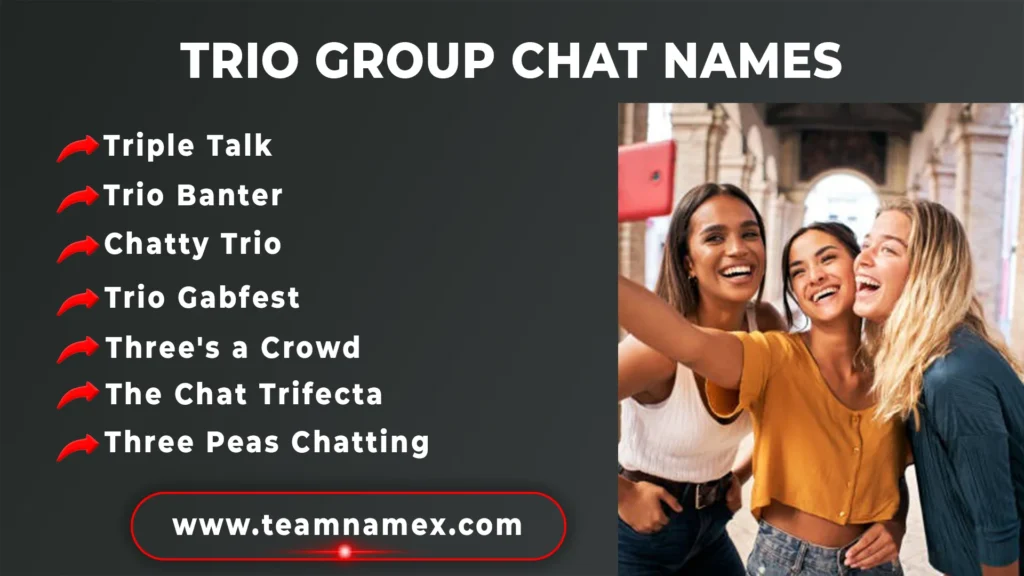 Trio Group Chat Names