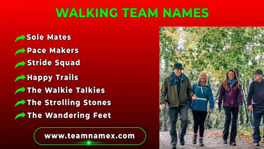 Walking Team Names