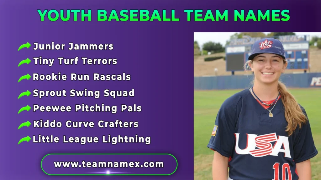 Youth Baseball Team Names