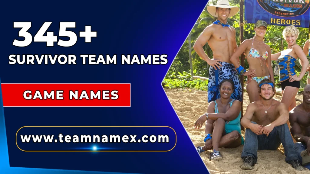 Survivor Team Names
