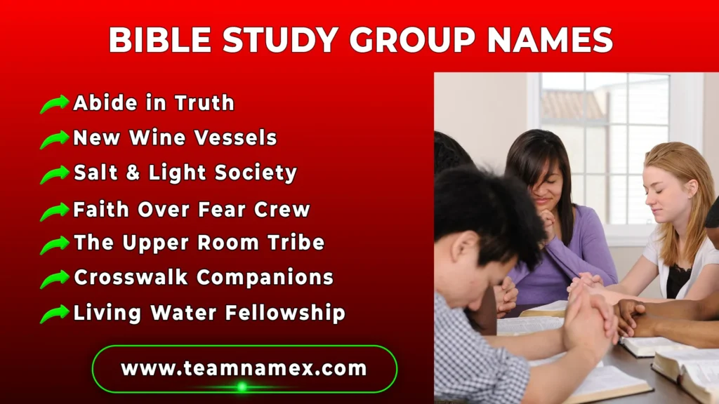 Bible Study Group Names