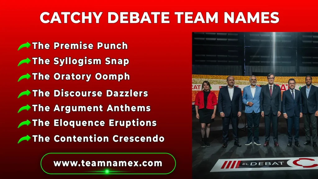 Catchy Debate Team Names