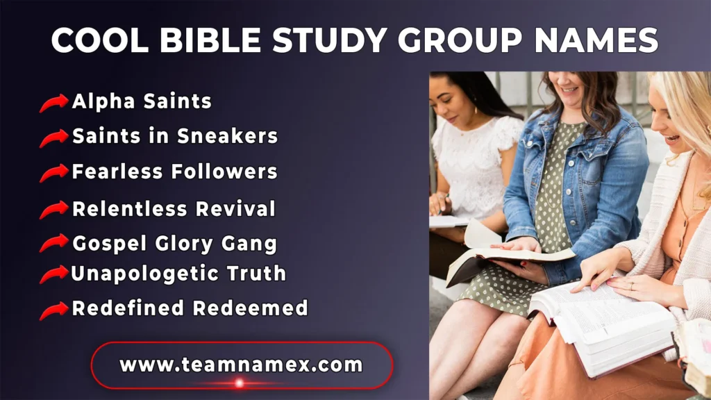 Cool Bible Study Group Names