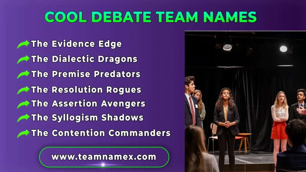 Cool Debate Team Names
