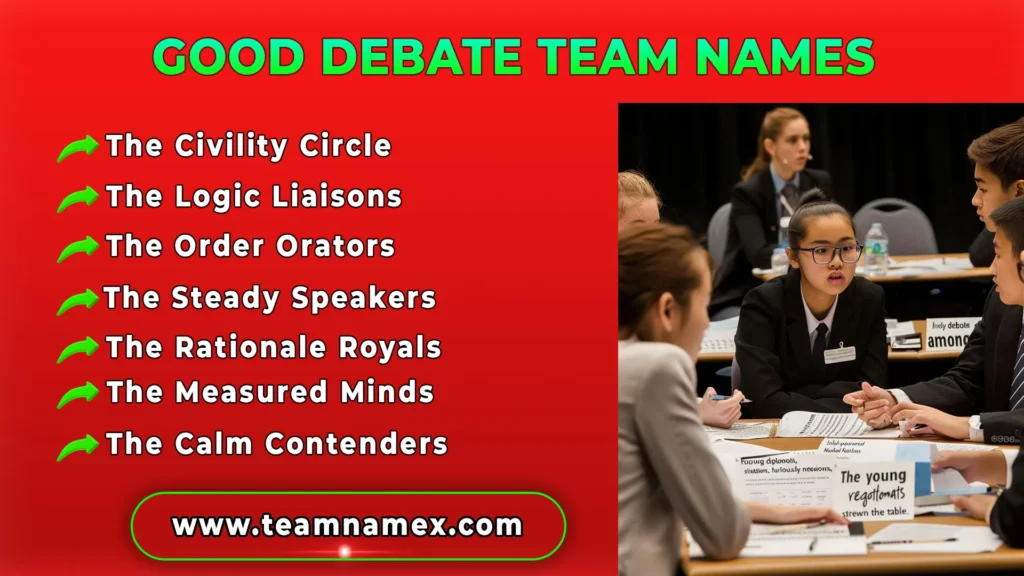 Good Debate Team Names