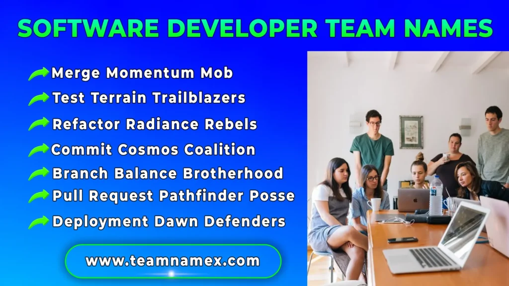 Software Developer Team Names