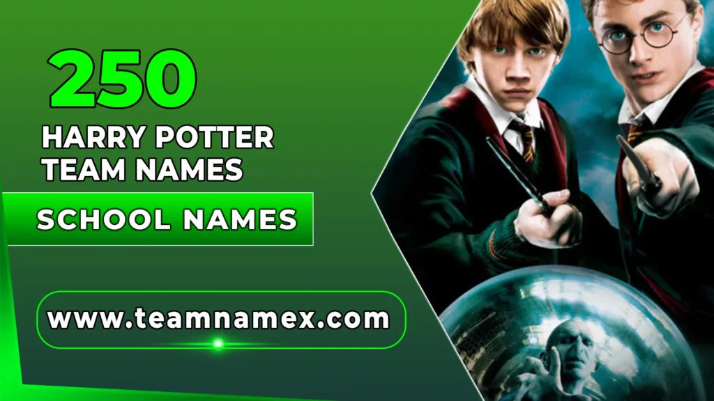 Harry Potter Team Names