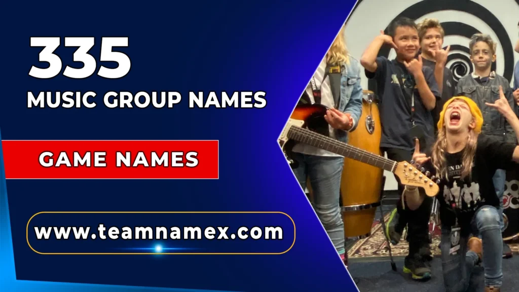 Music Group Names f