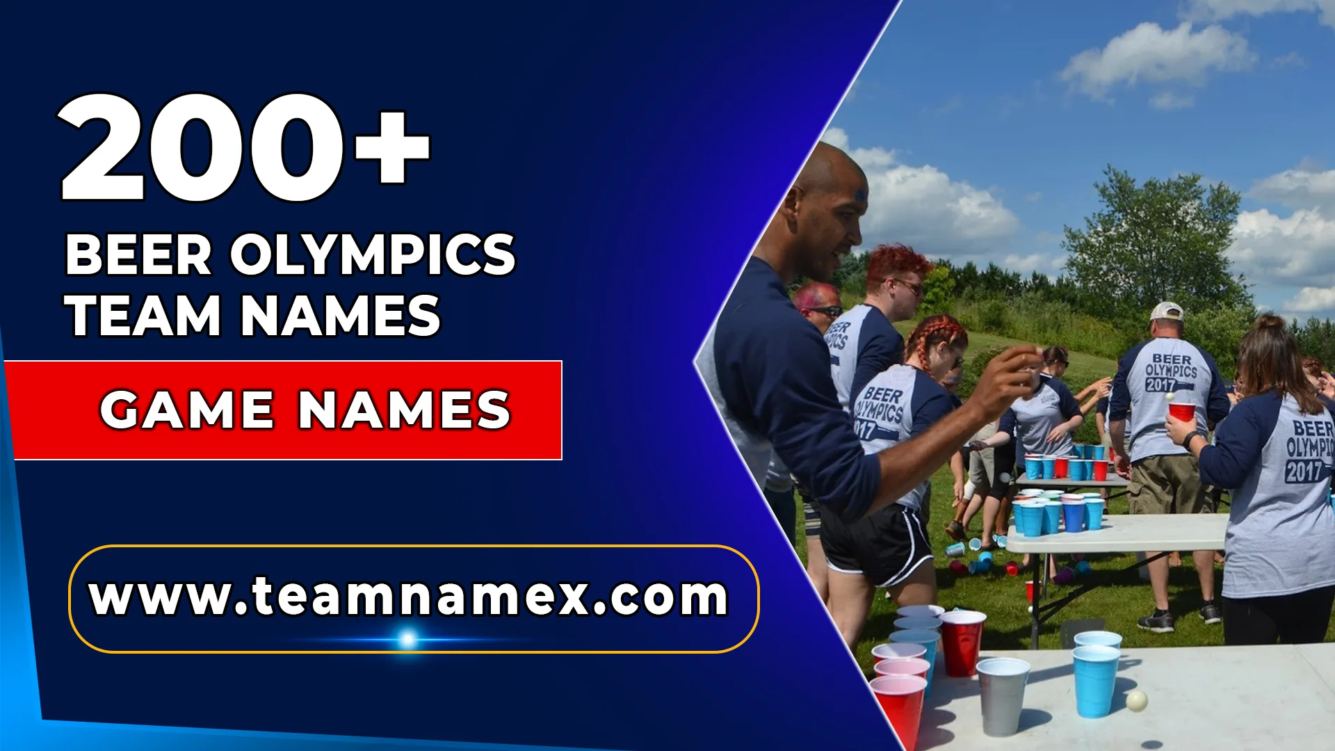 Beer Olympics Team Names