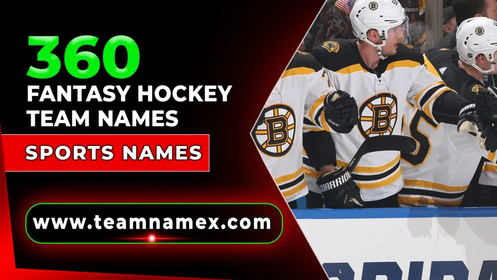 Fantasy Hockey Team Names