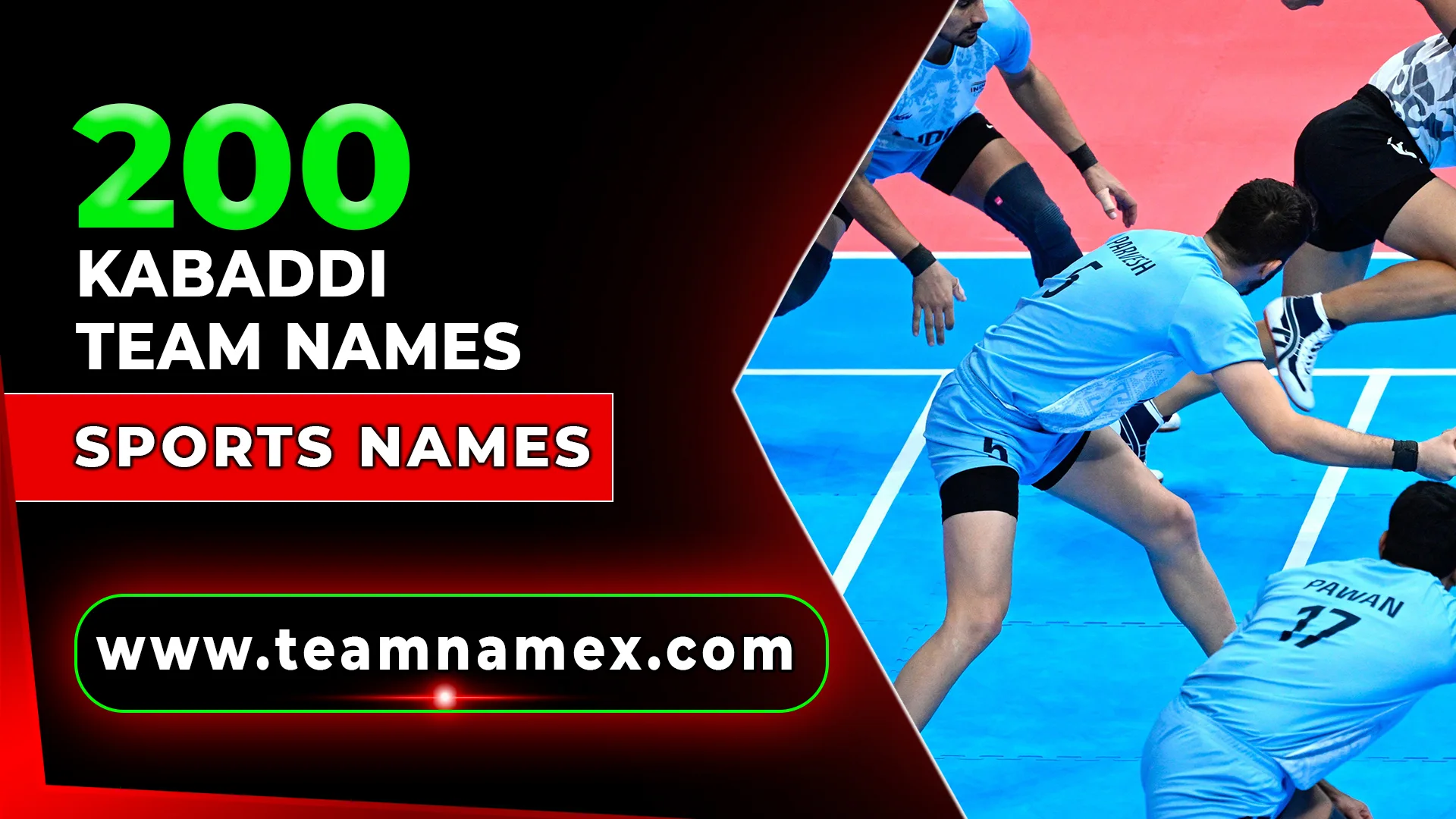 Kabaddi Team Names