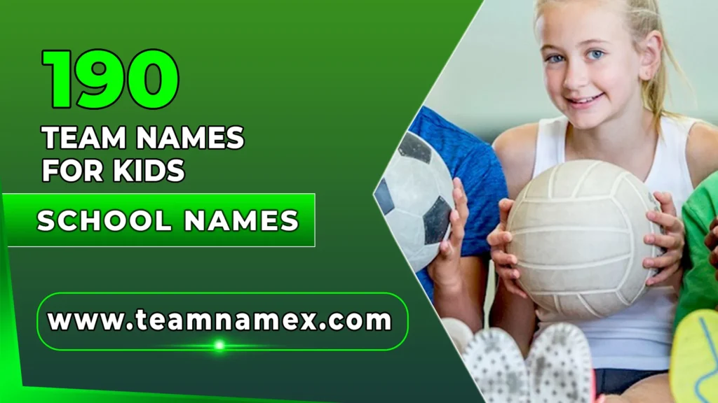 Team Names for Kids