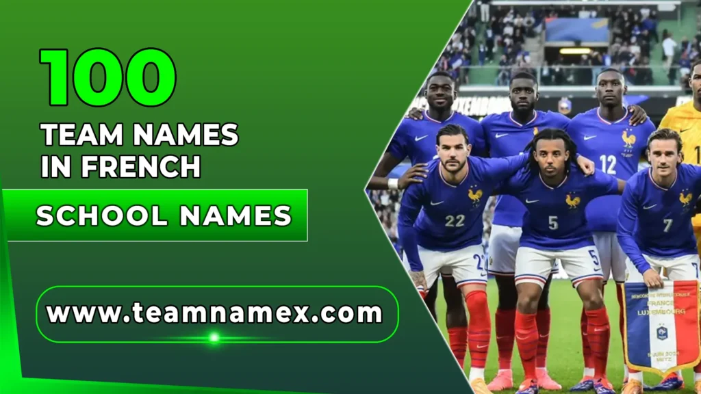 Team Names in French