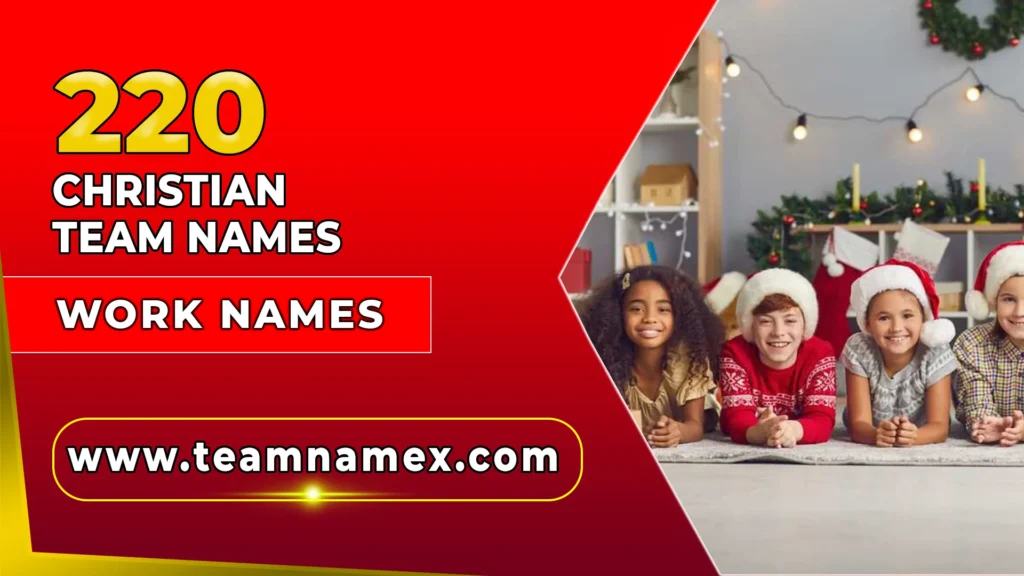 Christian Team Names