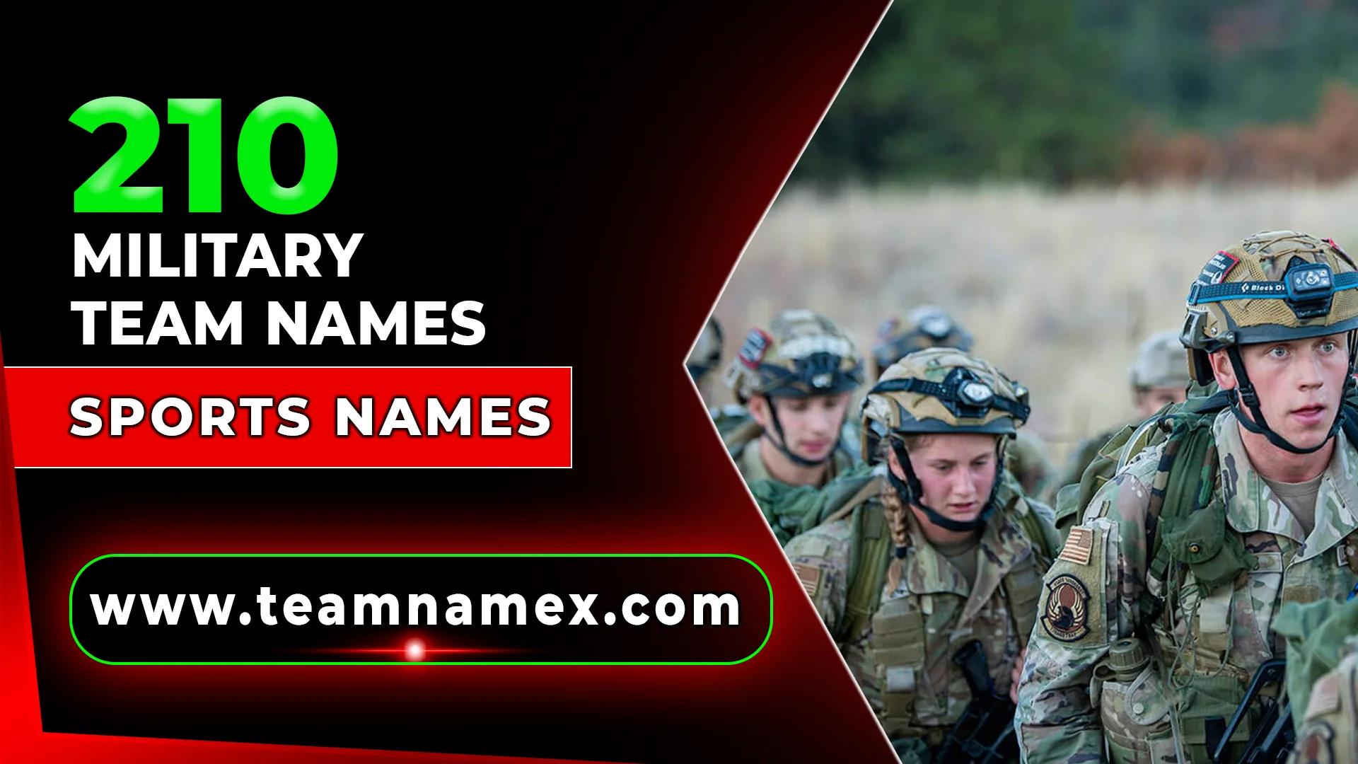 Military Team Names