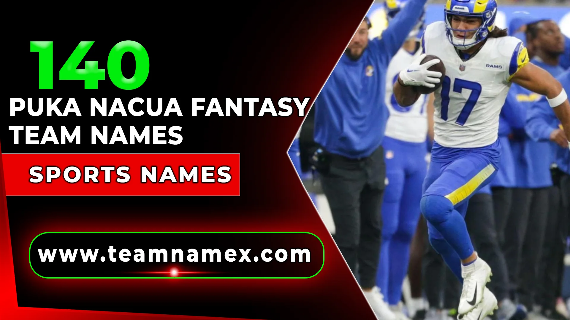 Puka Nacua Fantasy Team Names