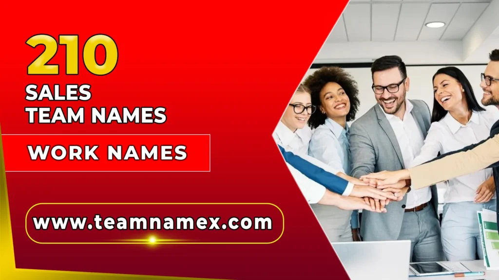 Sales Team Names