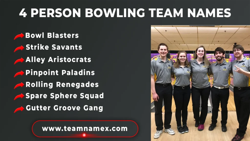 4 Person Bowling Team Names
