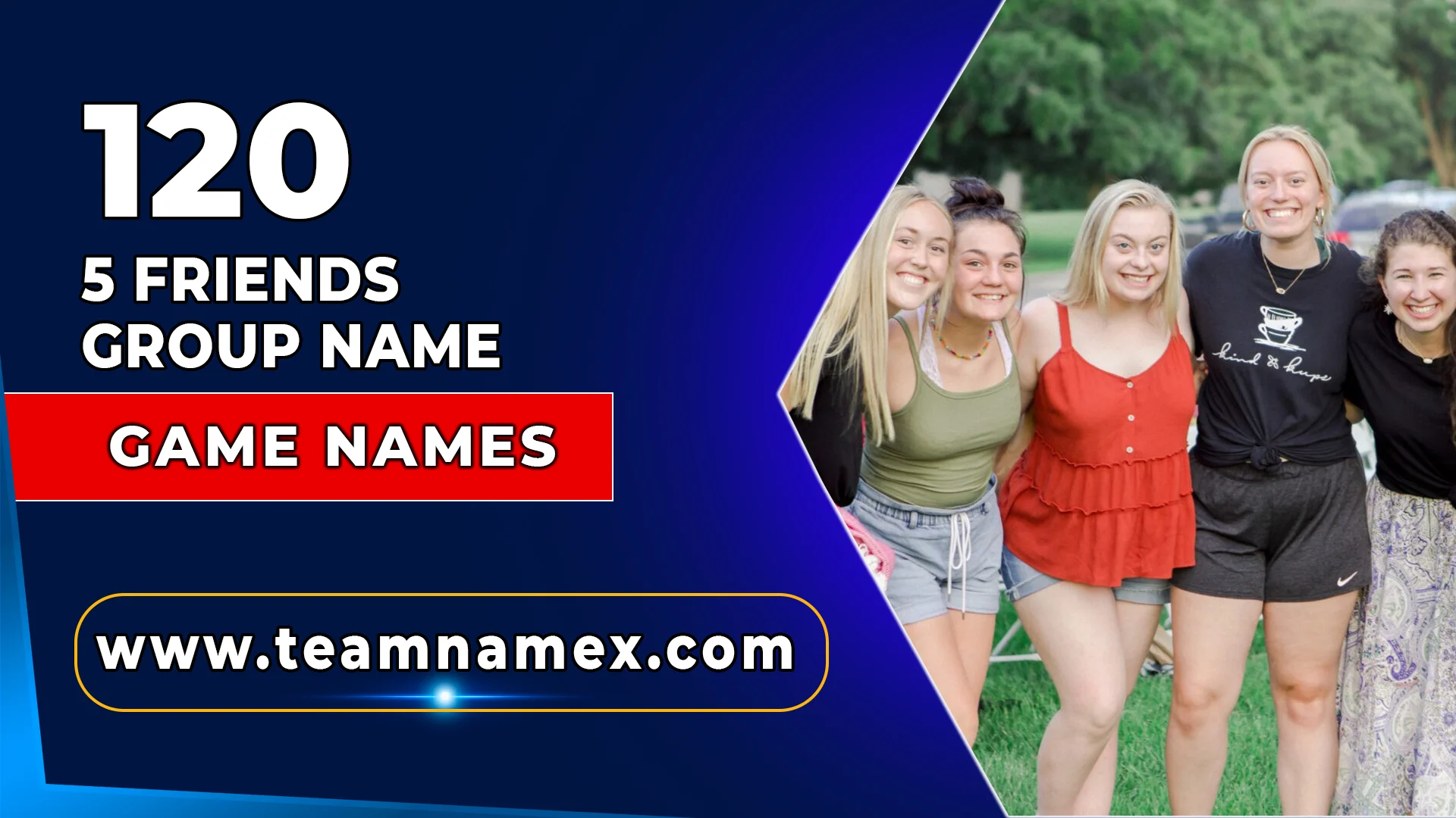 5 Friends Group Name