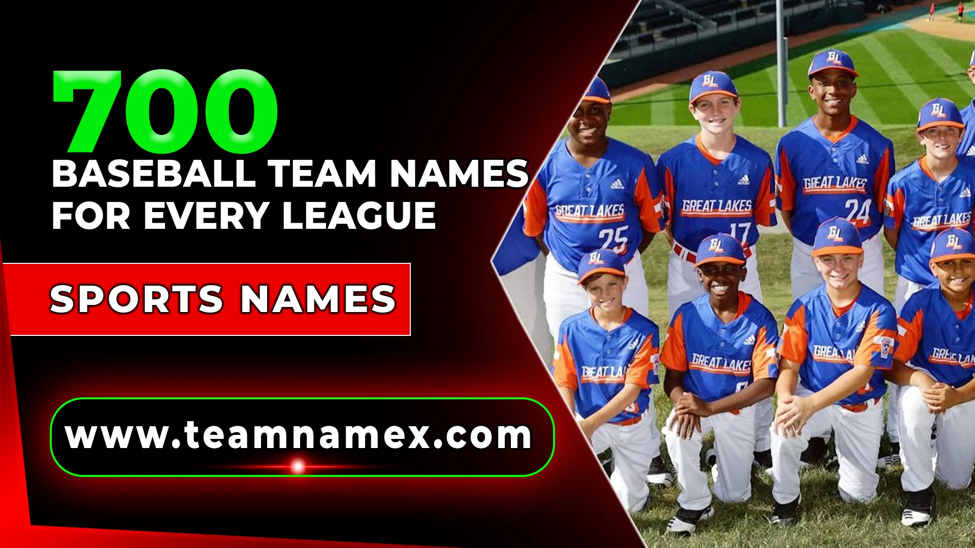 Baseball Team Names for Every League