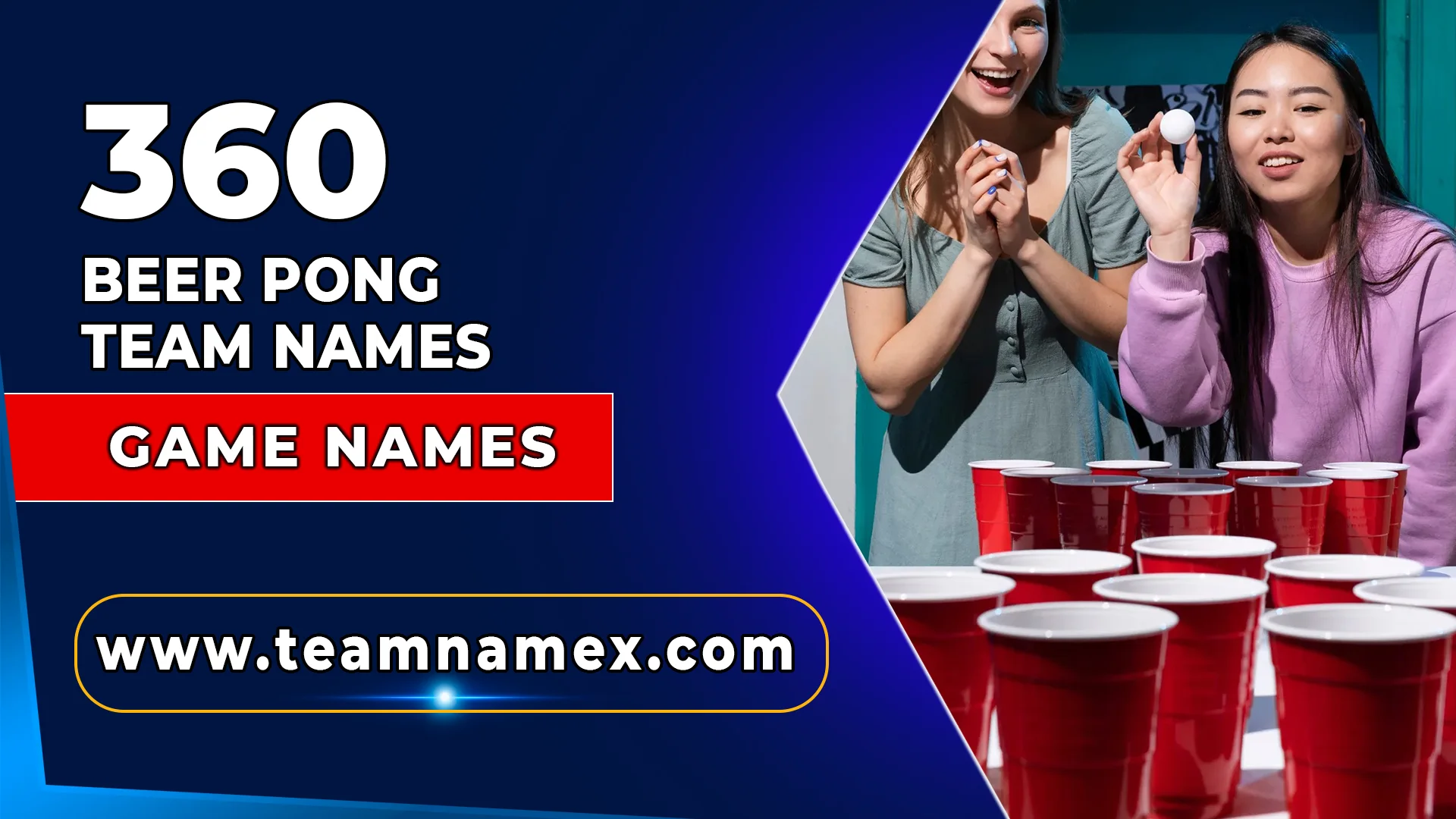 Beer Pong Team Names