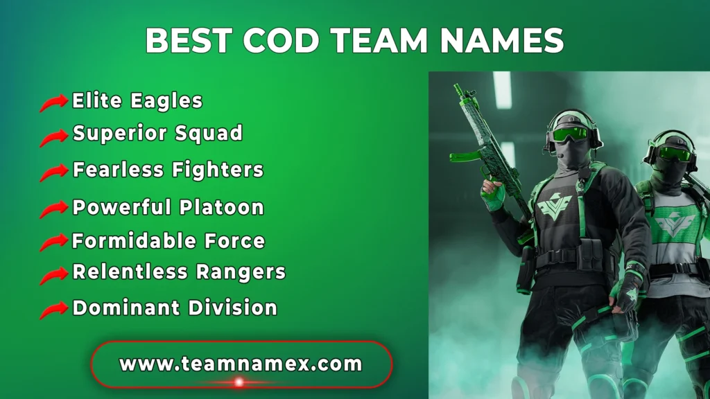 Best COD Team Names