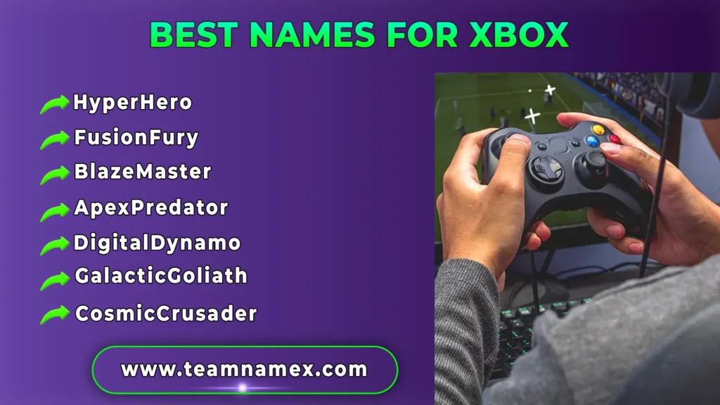 Best Names for Xbox