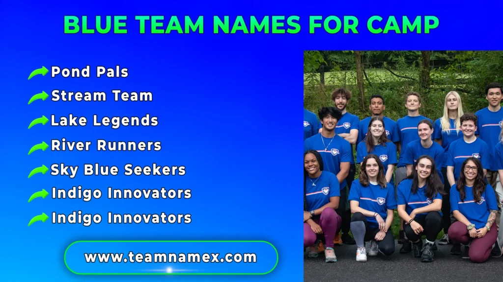 Blue Team Names for Camp