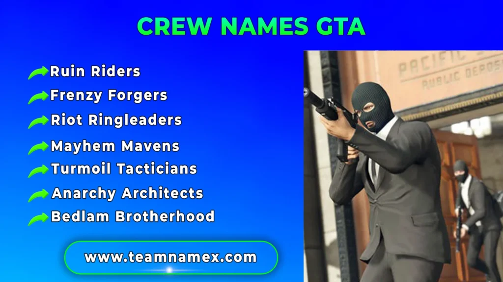 Crew Names GTA