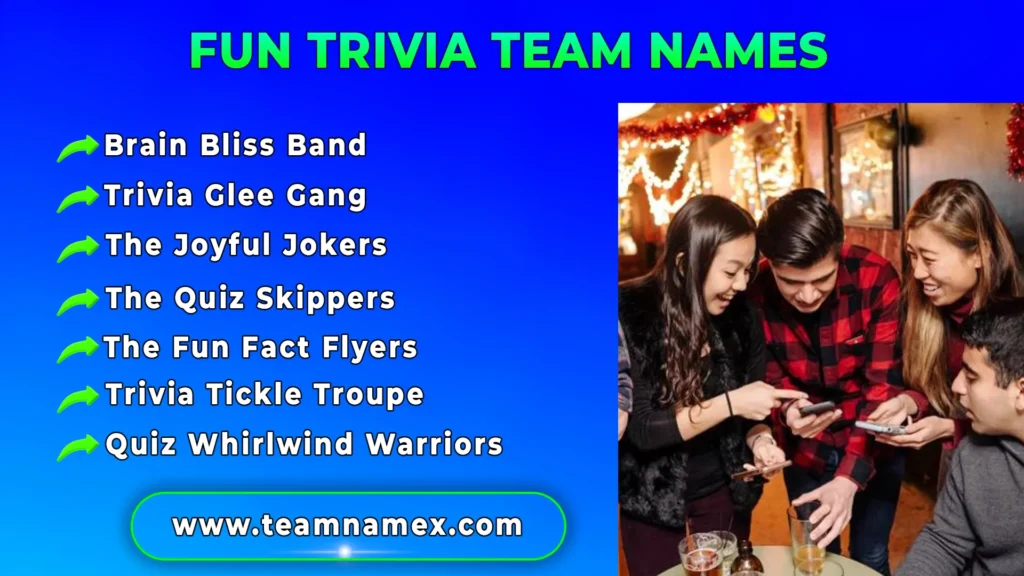 Fun Trivia Team Names