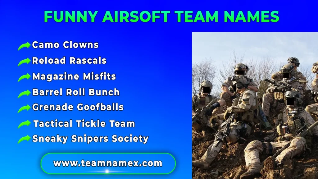Funny Airsoft Team Names