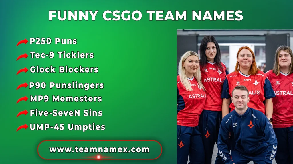 Funny CSGO Team Names