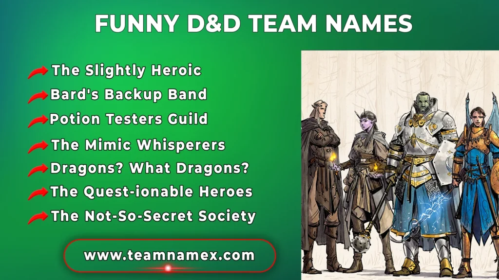 Funny D&D Team Names
