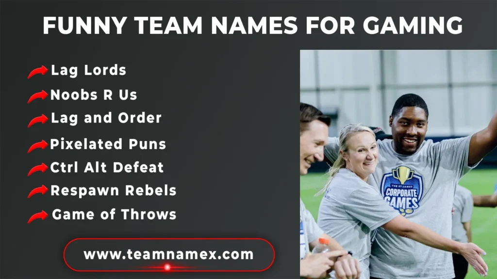 Funny Team Names for Gaming