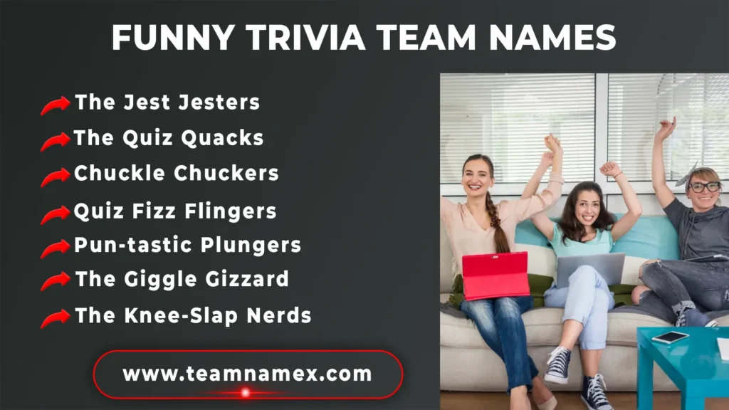 Funny Trivia Team Names