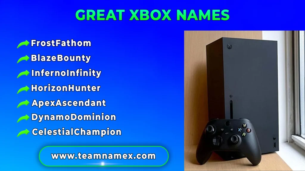 Great Xbox Names