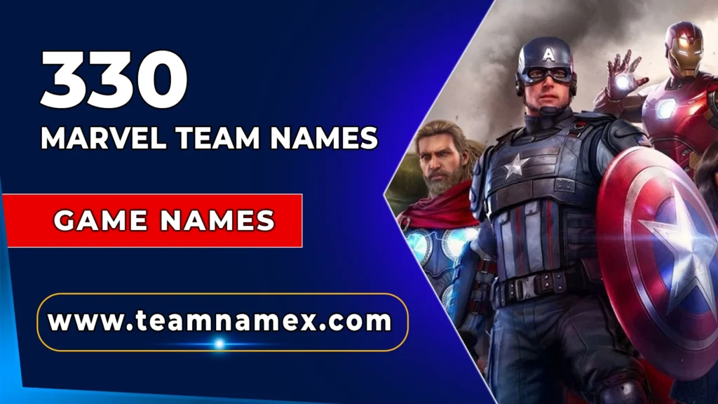 Marvel Team Names