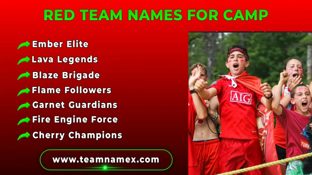 Red Team Names for Camp