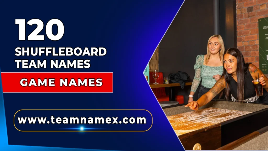 Shuffleboard Team Names