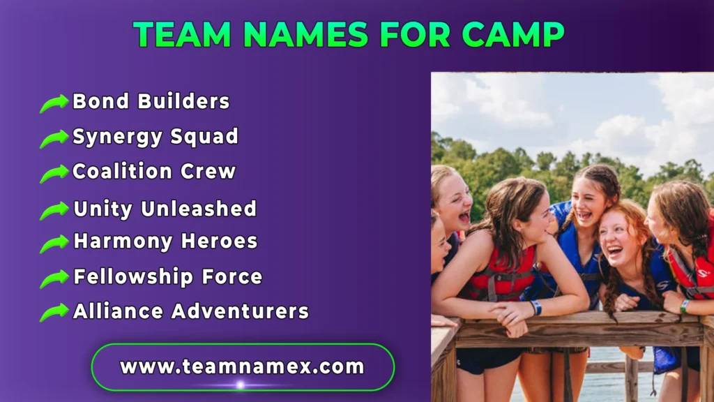 Team Names for Camp