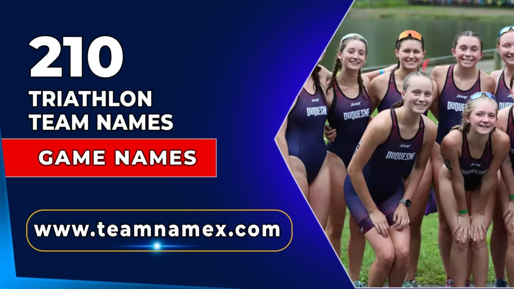Triathlon Team Names